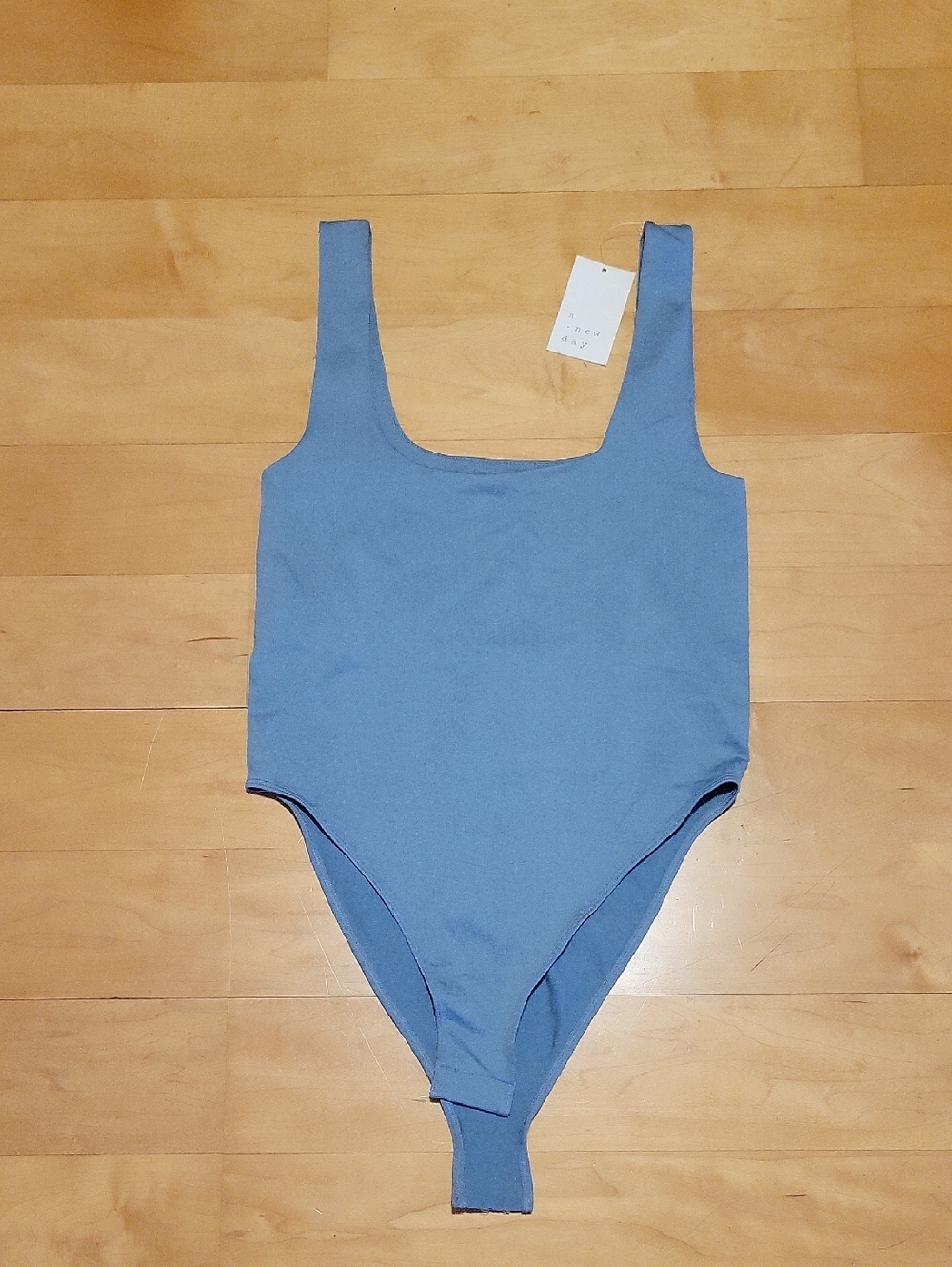 A New Day Teal Tank Bodysuit S NWT